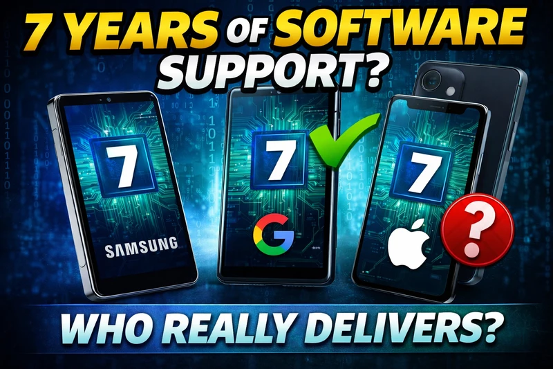 Smartphones with extended software support comparison